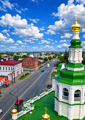 Панорама Лесосибирска